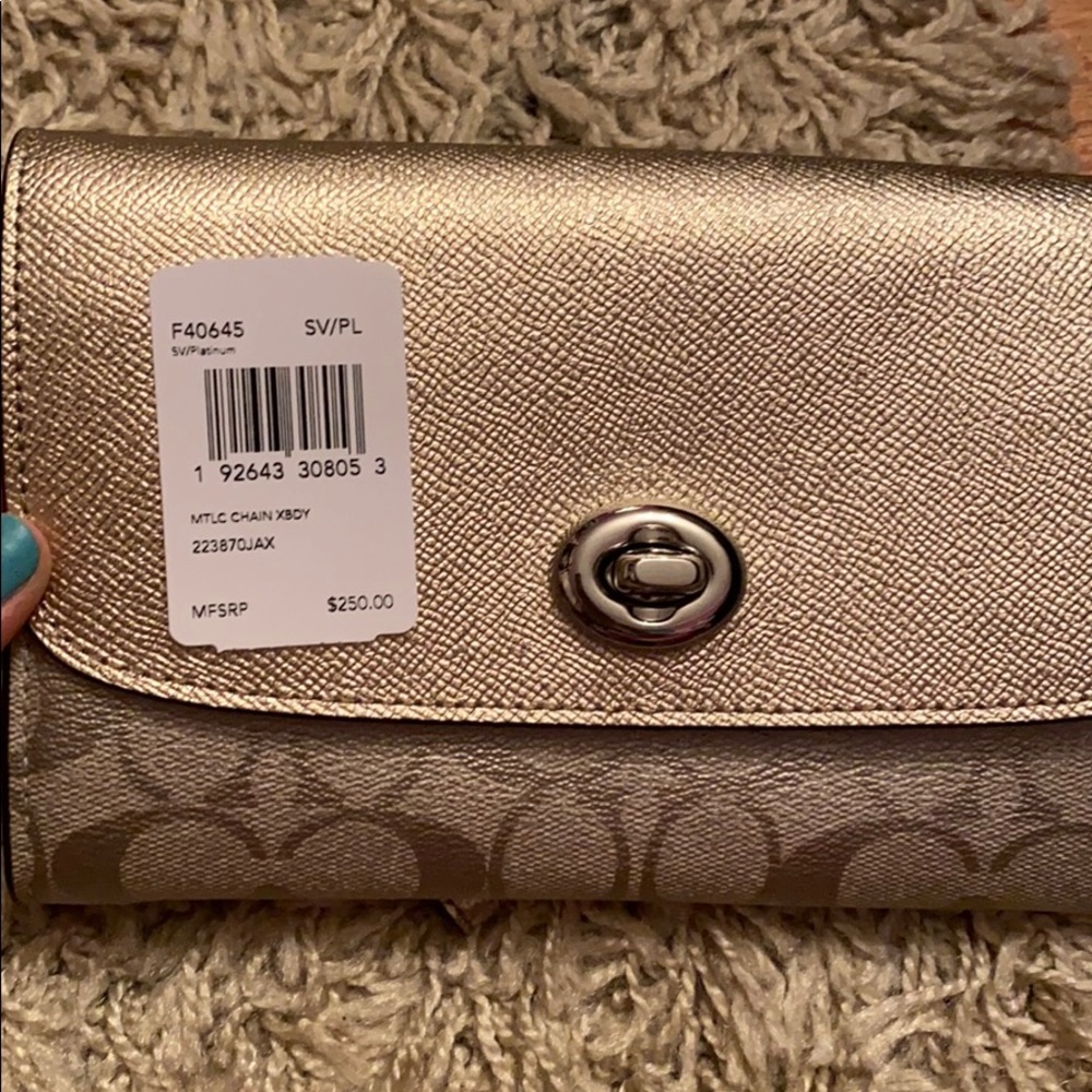 Coach clutch/cross body bag